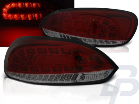 LED TAILLIGHTS VW SCIROCCO III 08-04.14 RED SMOKE LED