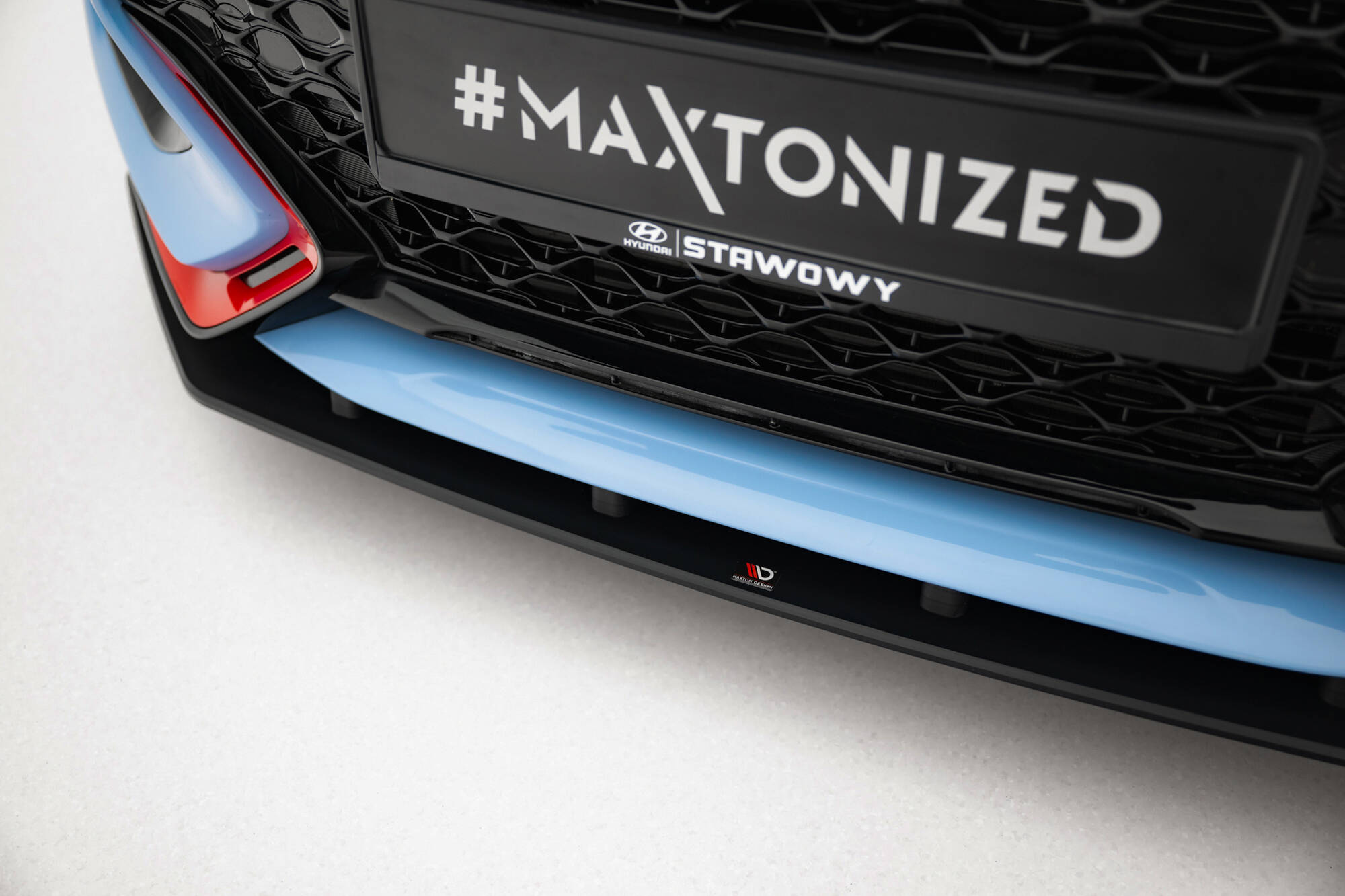 STREET PRO FRONT SPLITTER SUITABLE FOR HYUNDAI VELOSTER N MK2 – MAXTON DESIGN - 4