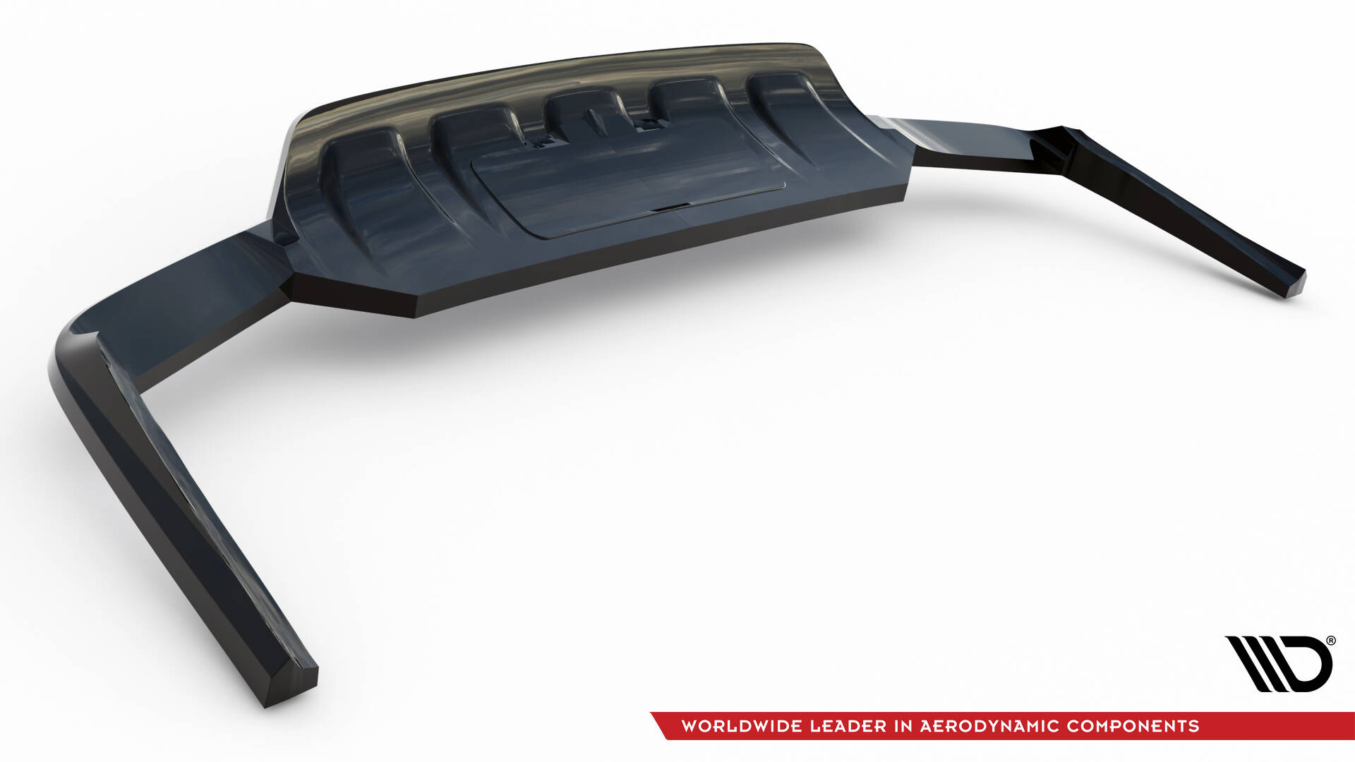 Central Rear Splitter (Vertical Bars) Audi Q7 Mk2 - 7