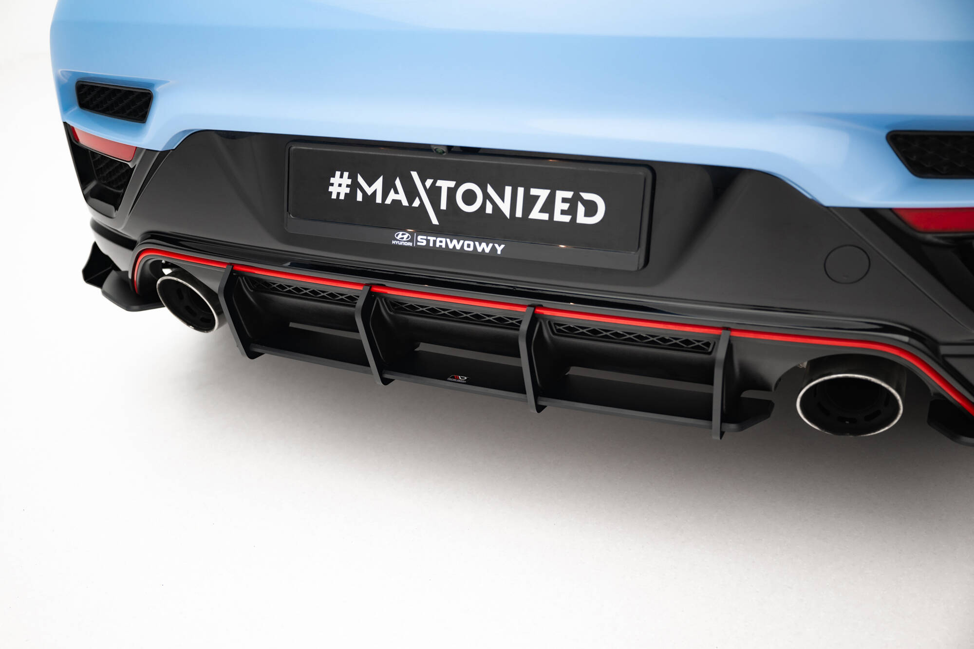 STREET PRO REAR DIFFUSER SUITABLE FOR HYUNDAI VELOSTER N MK2 – MAXTON DESIGN - 3