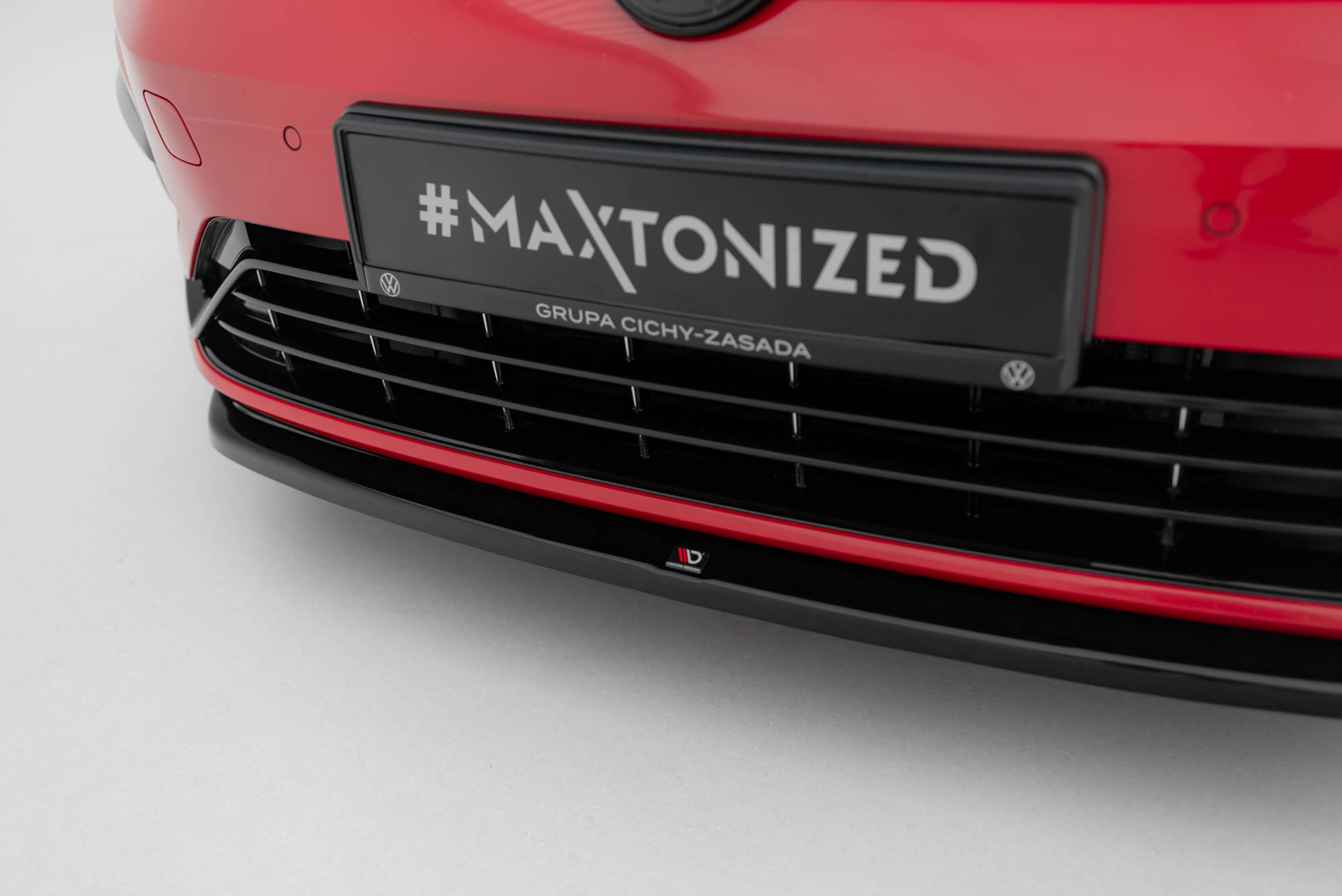 FRONT SPLITTER V.5 SUITABLE FOR VOLKSWAGEN GOLF R / R-LINE MK7 FACELIFT – MAXTON DESIGN - 3