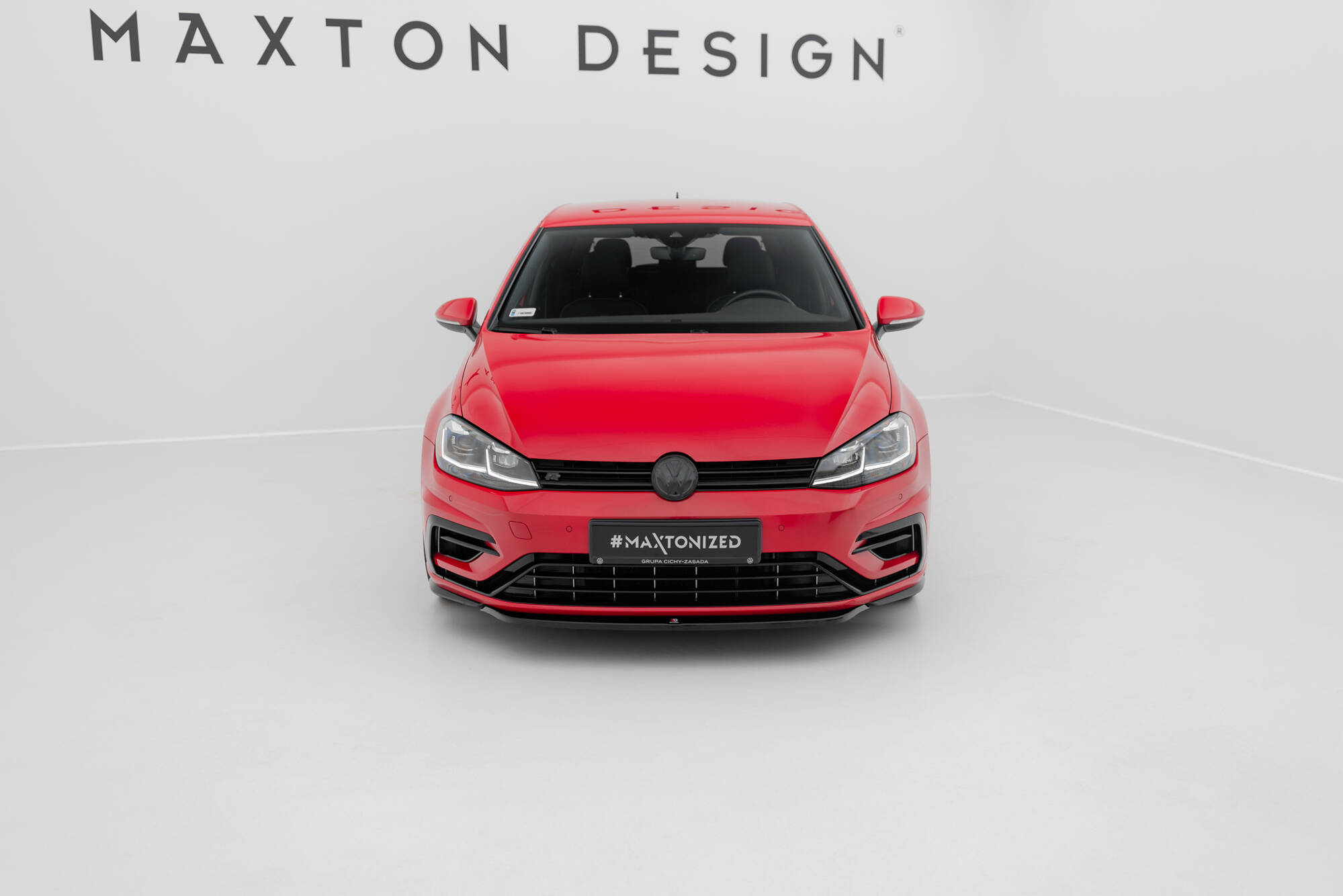 FRONT SPLITTER V.5 SUITABLE FOR VOLKSWAGEN GOLF R / R-LINE MK7 FACELIFT – MAXTON DESIGN - 4