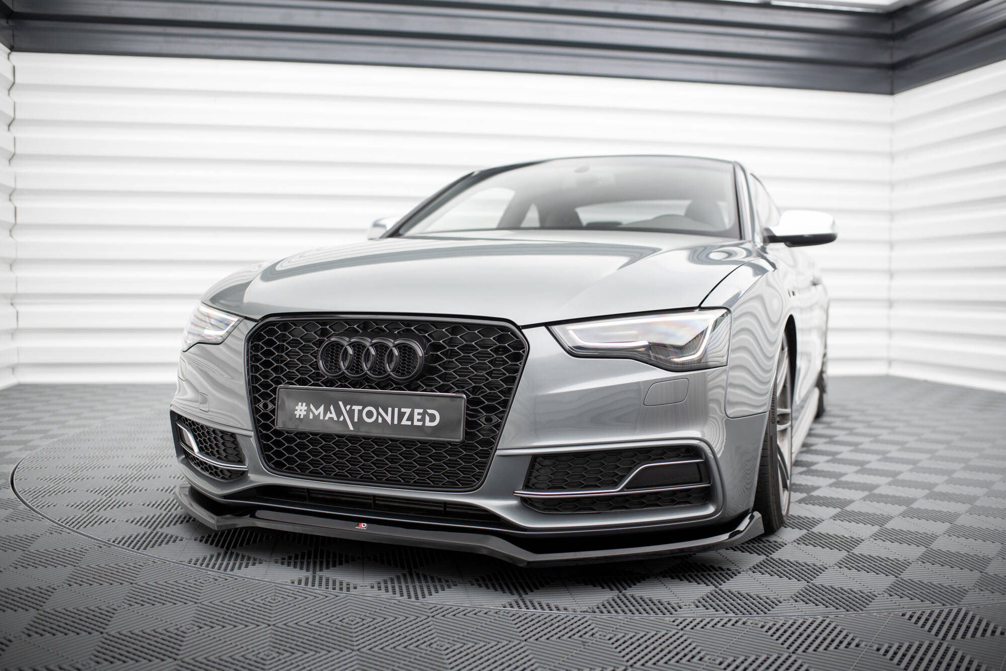 Front Splitter V.4 Audi S5 / A5 S-Line Coupe / Sportback 8T Facelift - 4