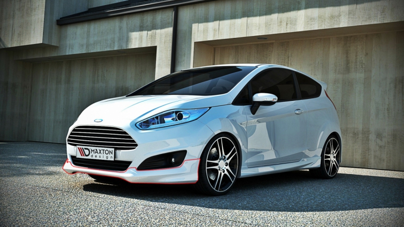 FRONT BUMPER SPOILER FORD FIESTA MK7 FACELIFT - 3
