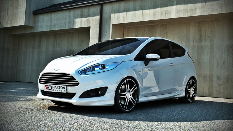 FRONT BUMPER SPOILER FORD FIESTA MK7 FACELIFT