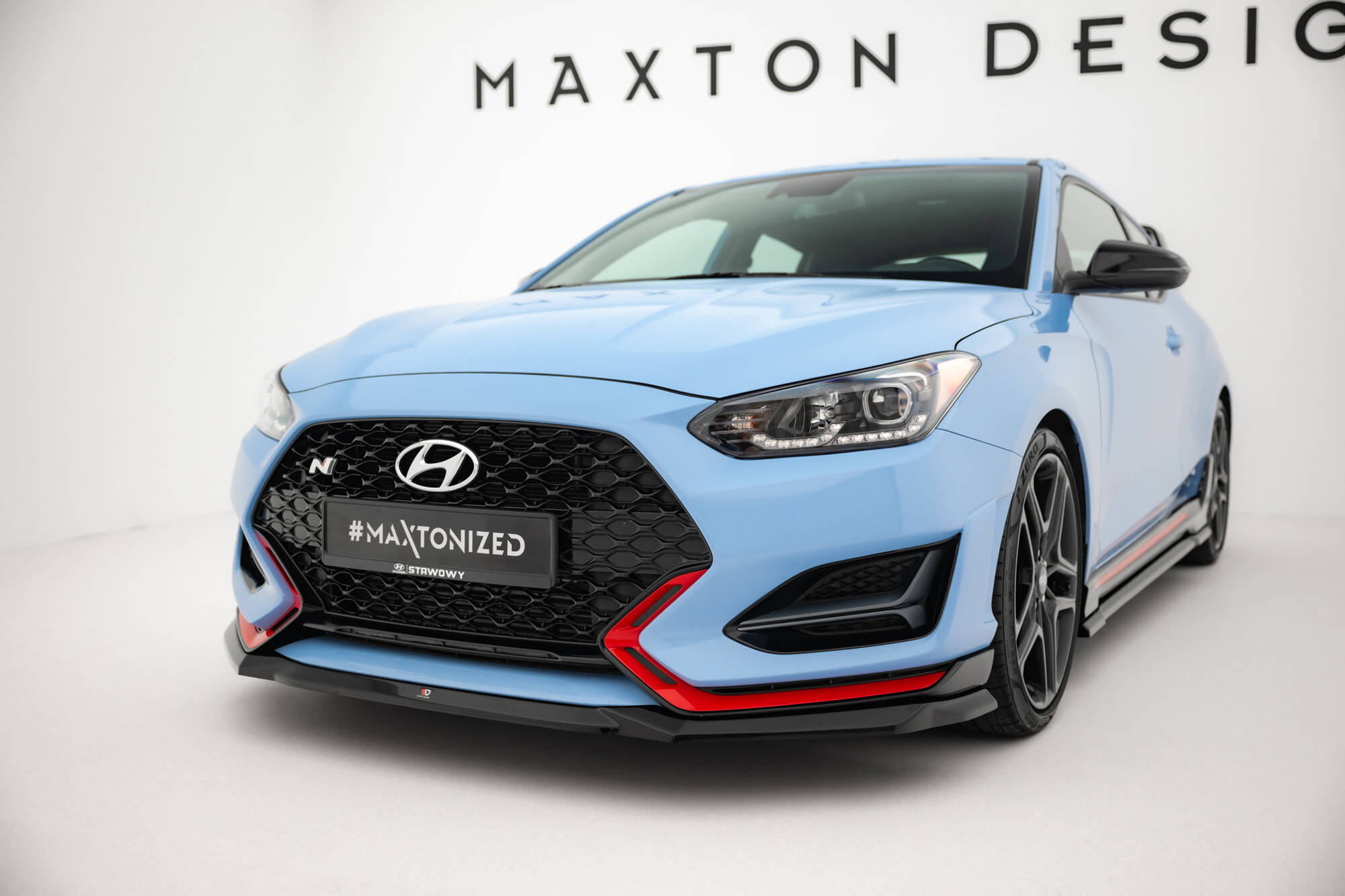 FRONT SPLITTER V.1 SUITABLE FOR HYUNDAI VELOSTER N MK2 – MAXTON DESIGN - 2