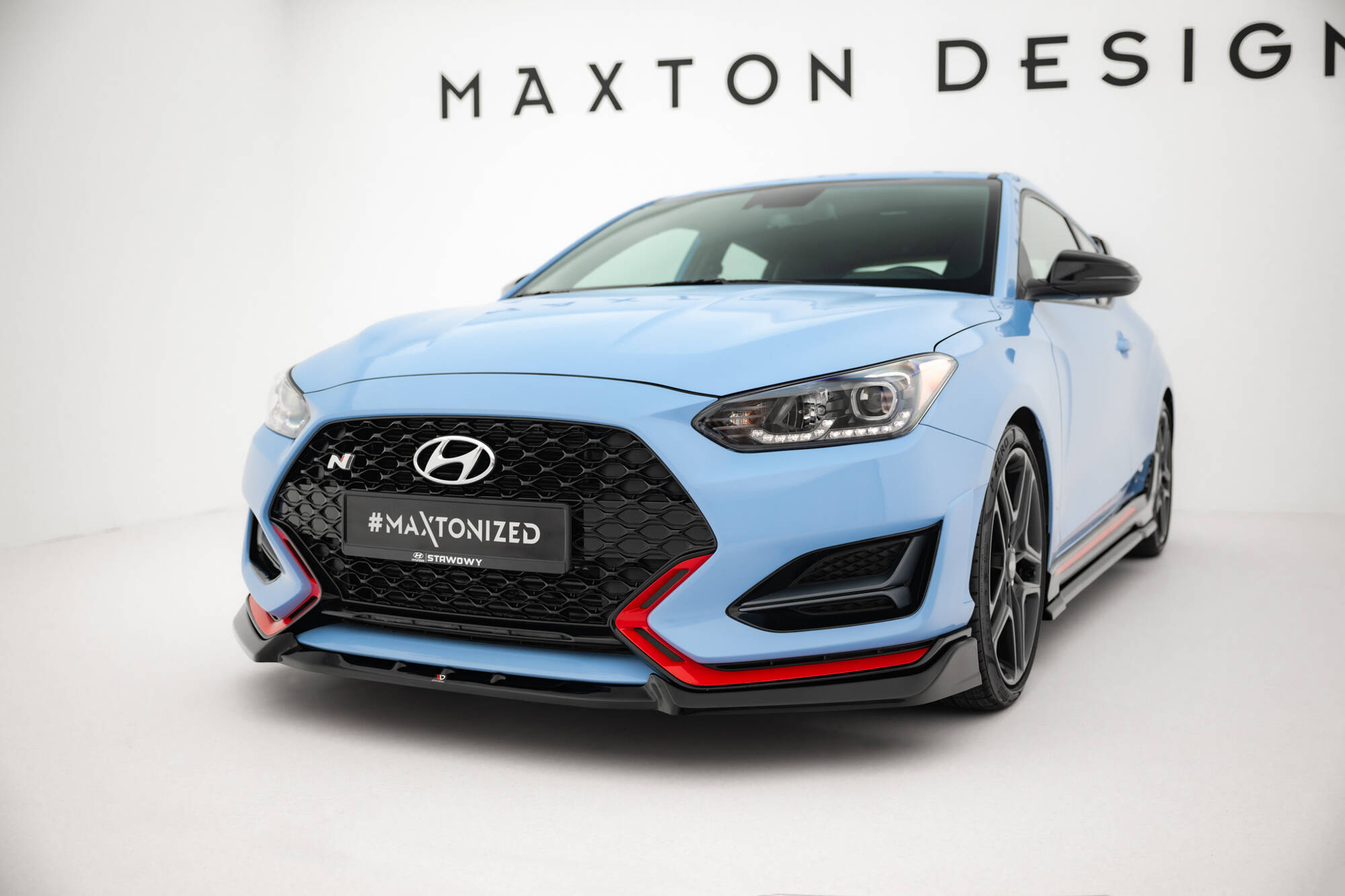 FRONT SPLITTER V.2 SUITABLE FOR HYUNDAI VELOSTER N MK2 – MAXTON DESIGN - 3