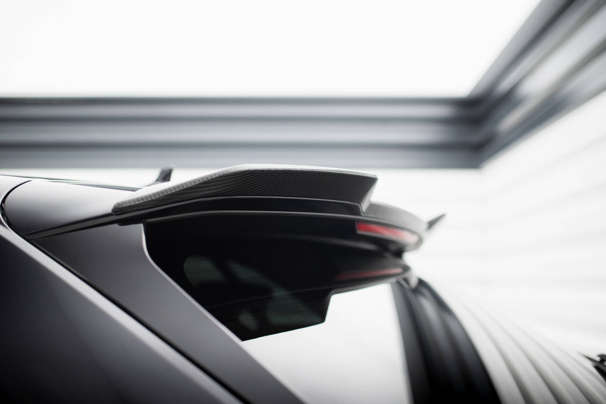 Carbon Fiber Tailgate Spoiler (Upper) Audi RSQ8 Mk1 - 3