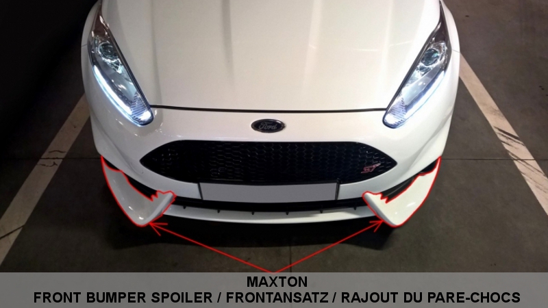 FRONT SPLITTER FIESTA MK7 ST FACELIFT 2013-UP (FIT MAXTON FRONT BUMPER) - 3