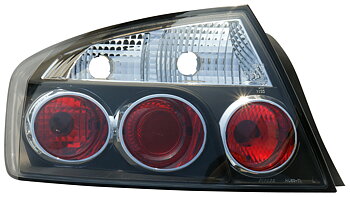 PEUGEOT 407 4D 04+ TAILLIGHTS BLACK V1