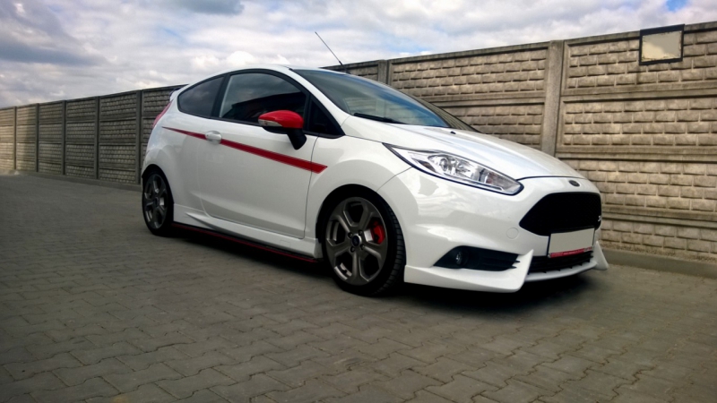FRONT BUMPER SPOILER FIESTA MK7 FACELIFT - 2
