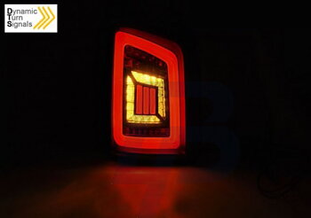 LED TAILLIGHTS VW T5 04.03-09 / 10-15 SMOKE BLACK WHITE LED