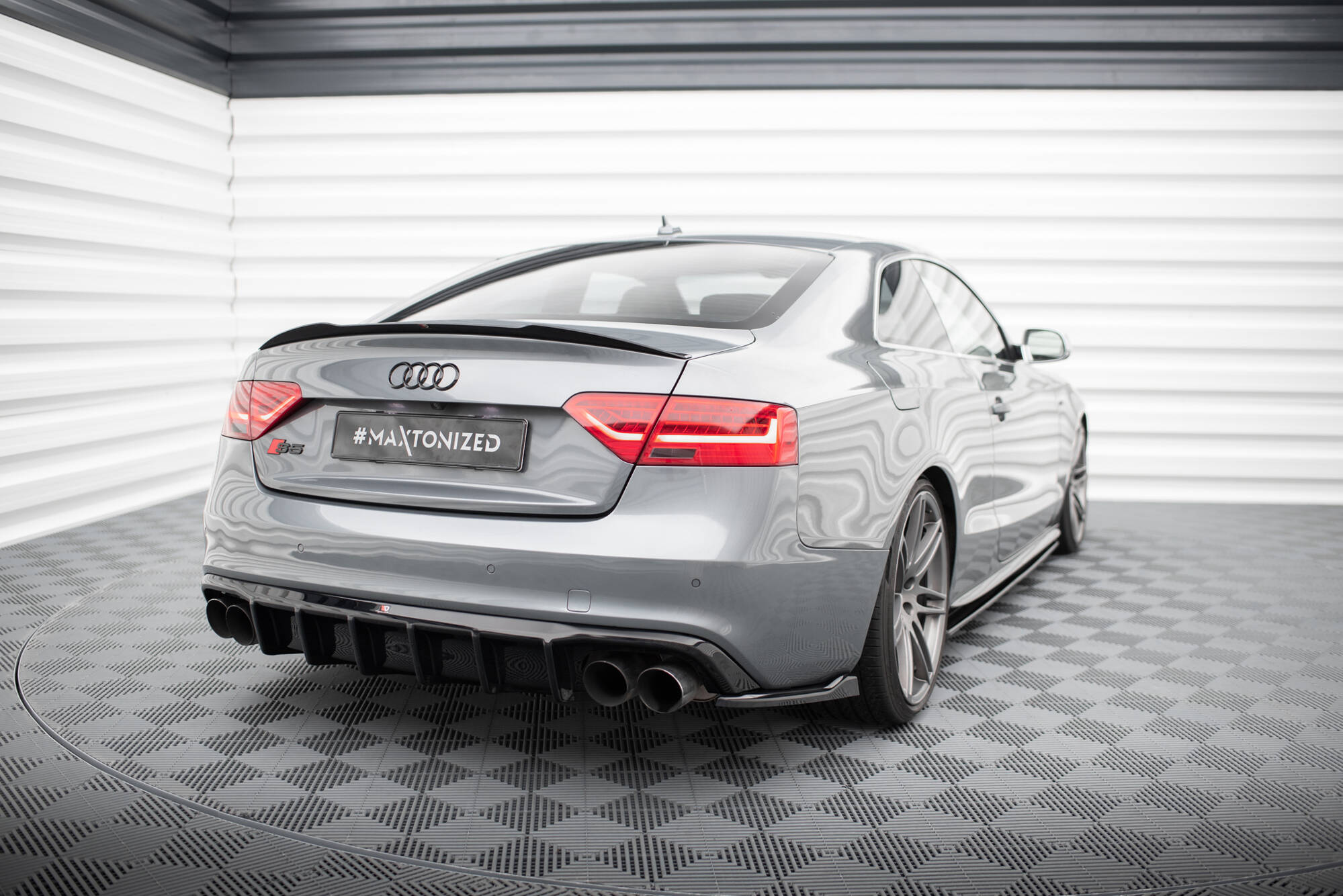 Rear Side Splitters Audi S5 / A5 S-Line Coupe 8T Facelift - 2