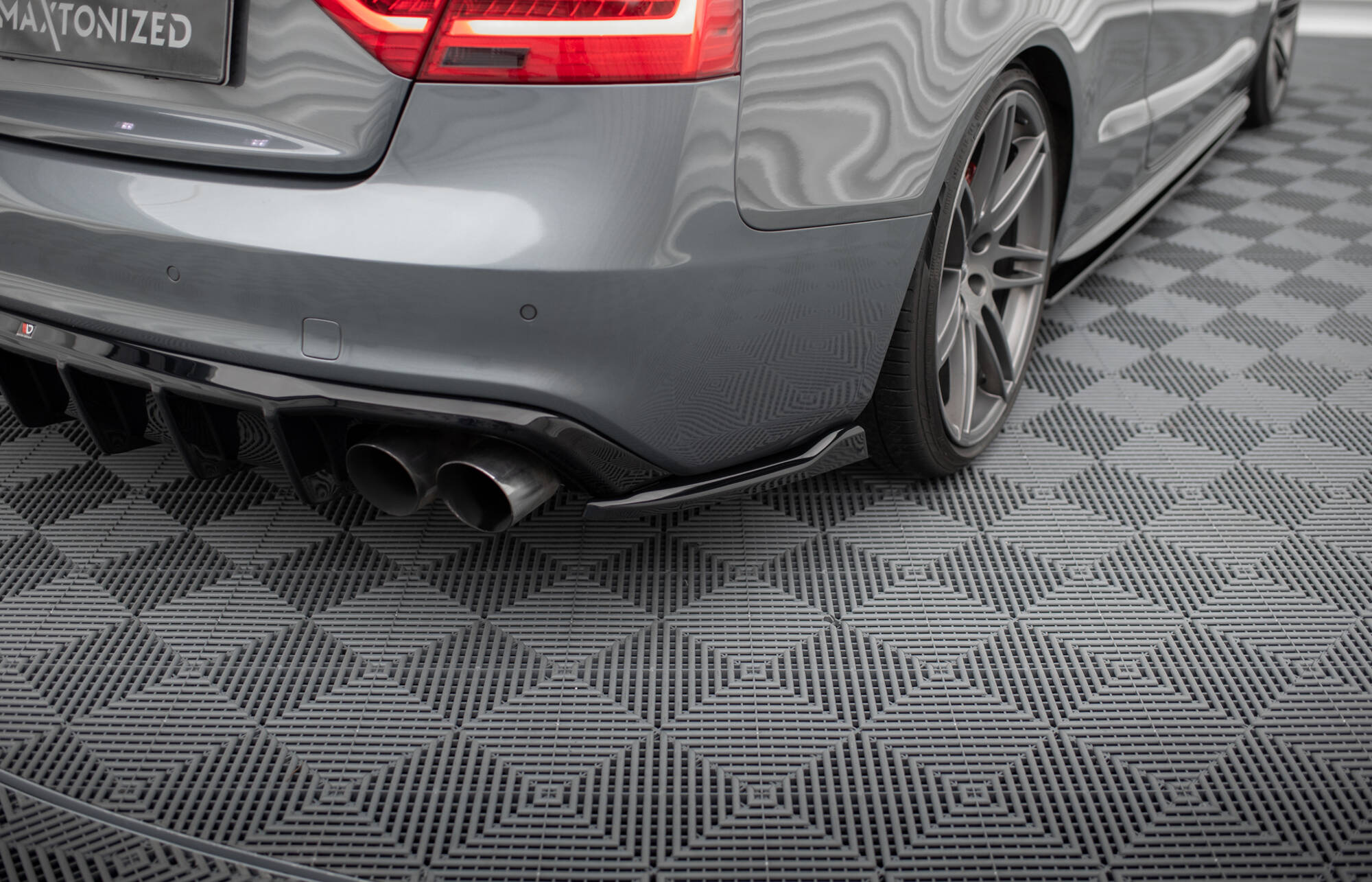 Rear Side Splitters Audi S5 / A5 S-Line Coupe 8T Facelift - 4