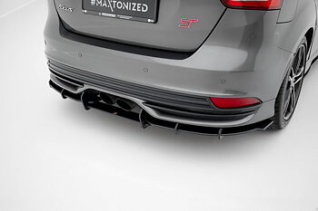 STREET PRO REAR DIFFUSER SUITABLE FOR FORD FOCUS ST MK3 FACELIFT – MAXTON DESIGN