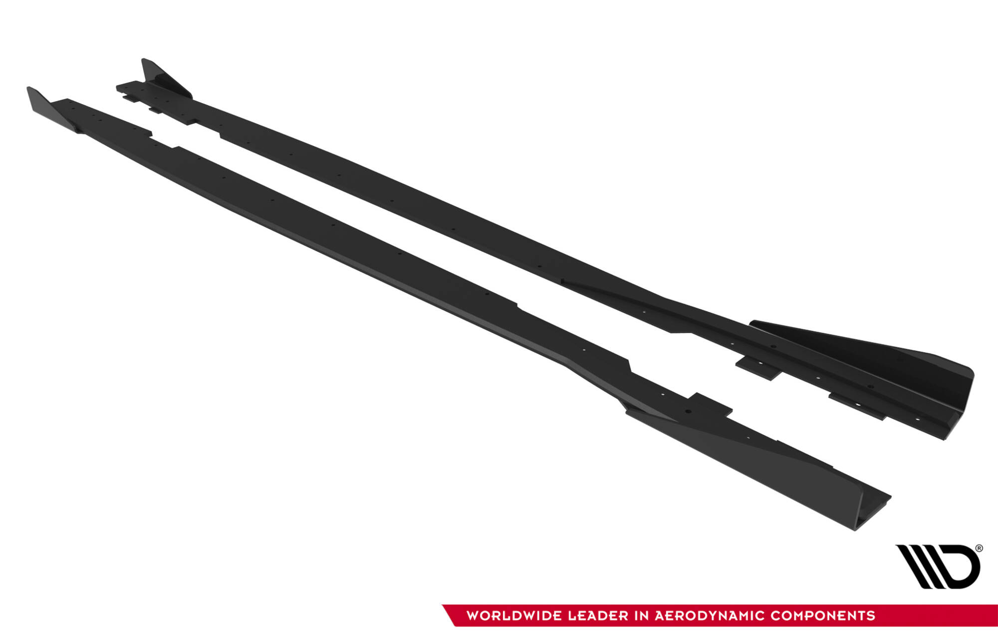 STREET PRO SIDE SKIRTS DIFFUSERS + FLAPS SUITABLE FOR FORD FOCUS ST MK3 FACELIFT – MAXTON DESIGN - 7