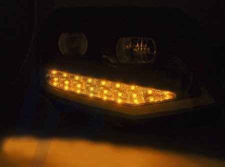 HEADLIGHTS VW T6 15- BLACK TUBE LIGHT LED DRL - 5