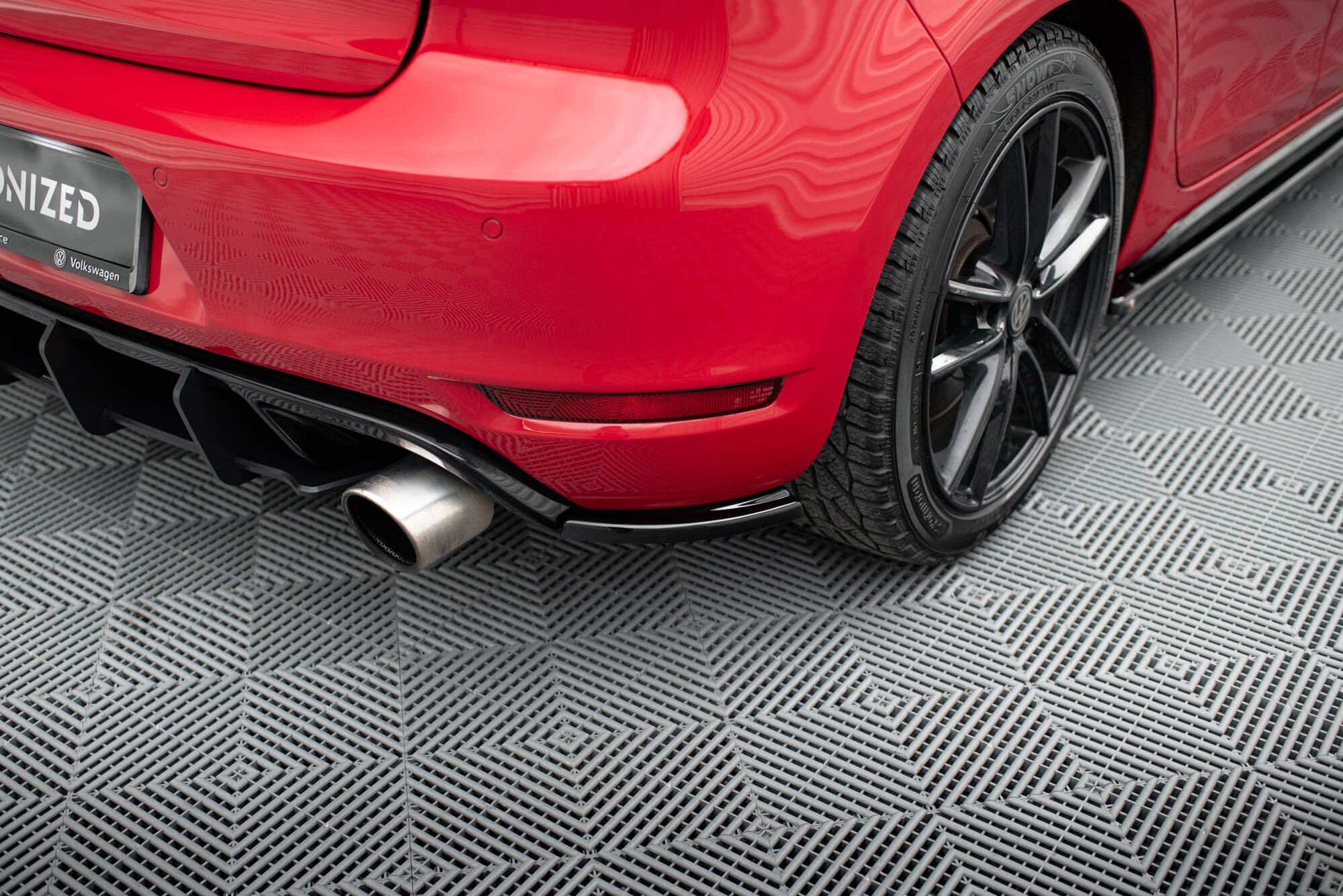 Rear Side Splitters VW Golf Mk6 GTI 35TH - 3