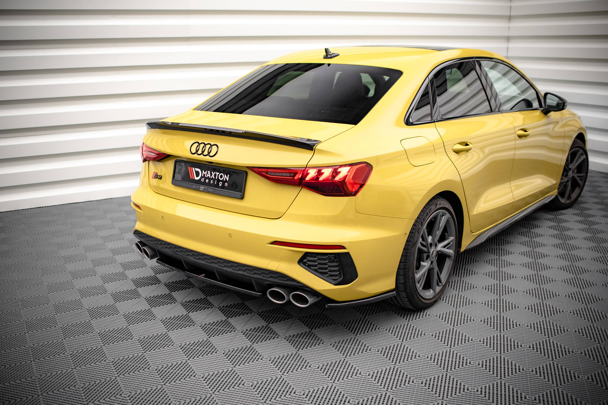 Rear Side Splitters Audi S3 Sedan 8Y - 3