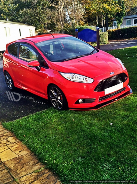 FRONT SPLITTER FIESTA MK7 ST FACELIFT 2013-UP - 5