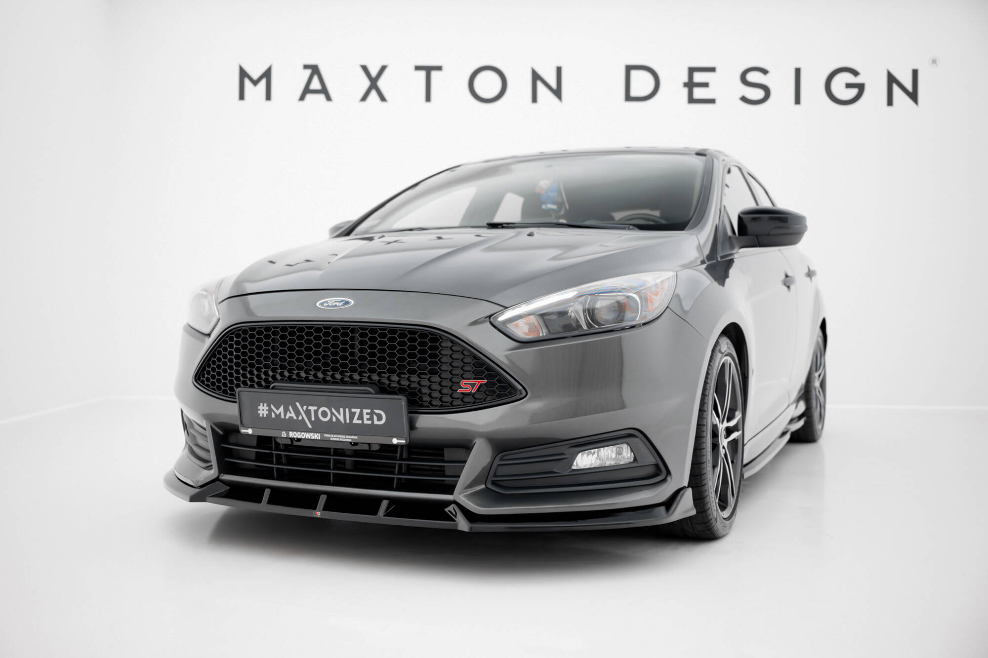 FRONT SPLITTER V.6 SUITABLE FOR FORD FOCUS ST MK3 FACELIFT – MAXTON DESIGN - 4