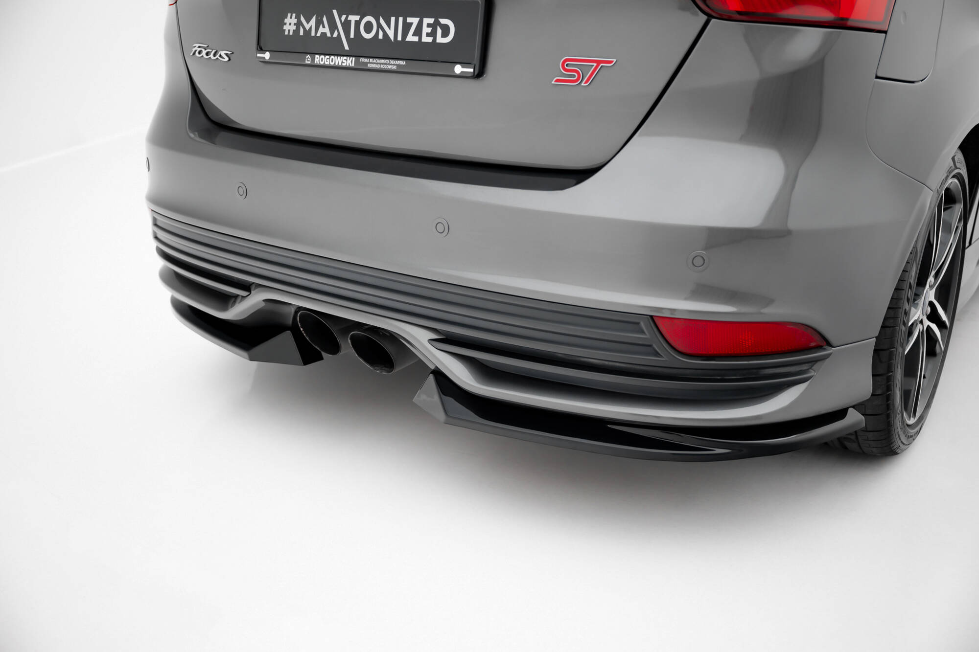 REAR SIDE SPLITTERS V.3 SUITABLE FOR FORD FOCUS ST MK3 FACELIFT – MAXTON DESIGN - 2