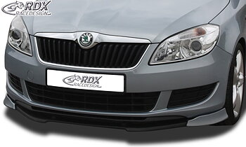 FRONT SPOILER VARIO-X SKODA FABIA 2 TYP 5J 2010+ (ALSO FOR ROOMSTER & PRAKTIK) FRONT LIP SPLITTER