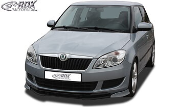 FRONT SPOILER VARIO-X SKODA FABIA 2 TYP 5J 2010+ (ALSO FOR ROOMSTER & PRAKTIK) FRONT LIP SPLITTER