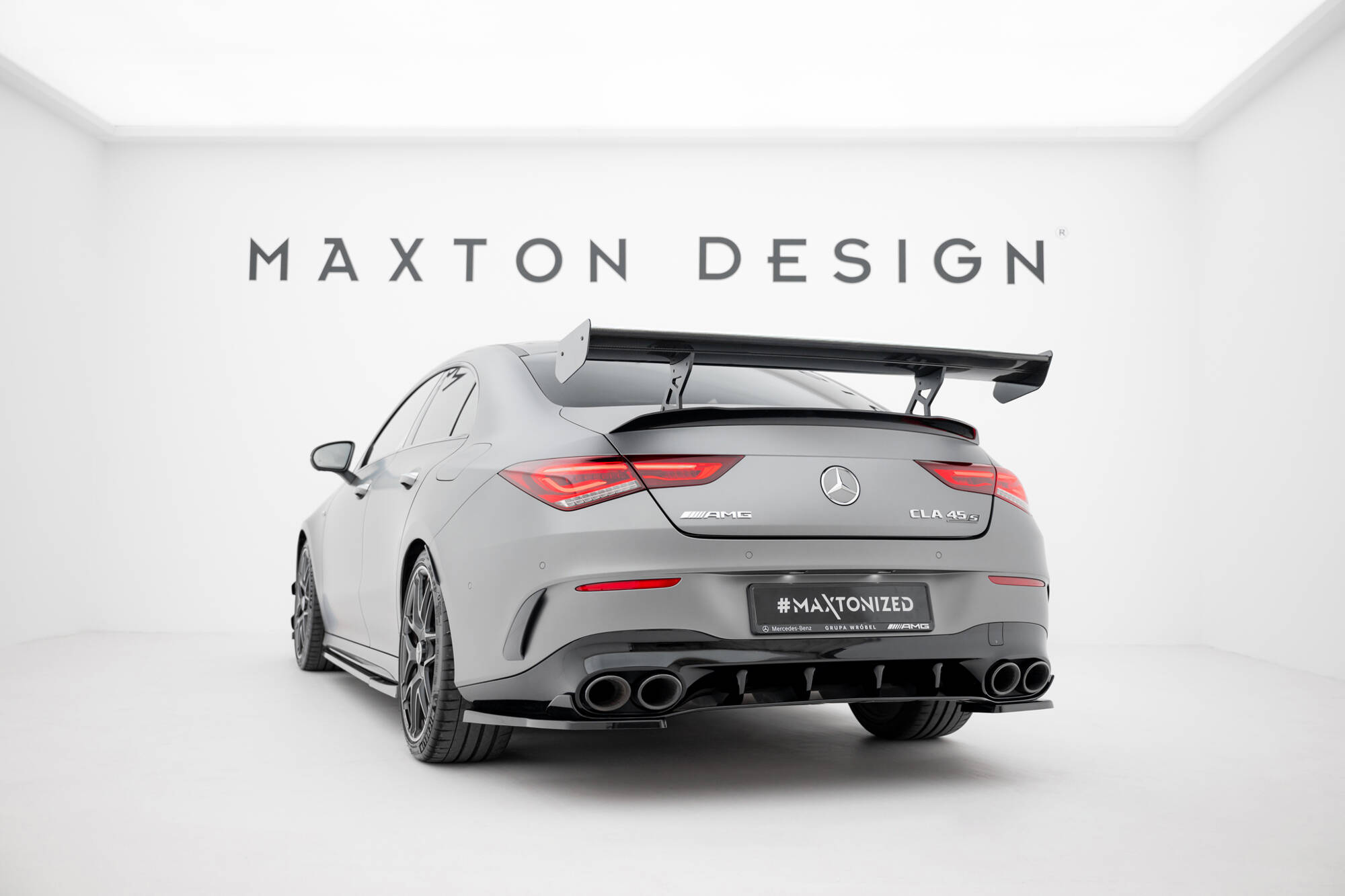 CARBON SPOILER WITH INTERNAL BRACKETS UPRIGHTS SUITABLE FOR MERCEDES-BENZ CLA COUPE C118 / C118 FACELIFT – MAXTON DESIGN - 17