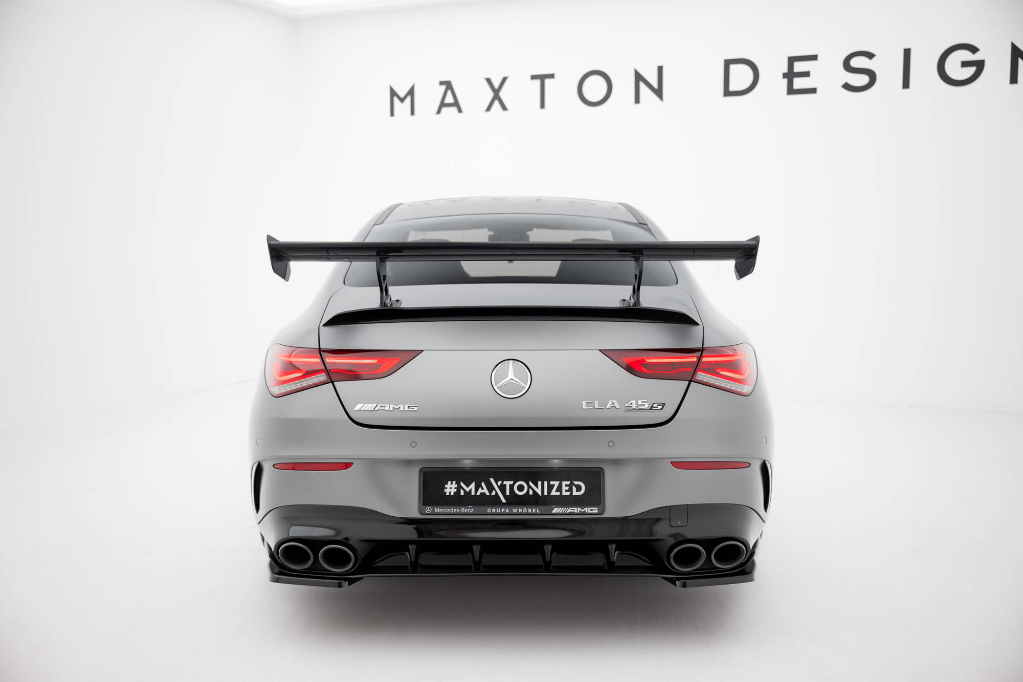 CARBON SPOILER WITH INTERNAL BRACKETS UPRIGHTS SUITABLE FOR MERCEDES-BENZ CLA COUPE C118 / C118 FACELIFT – MAXTON DESIGN - 10
