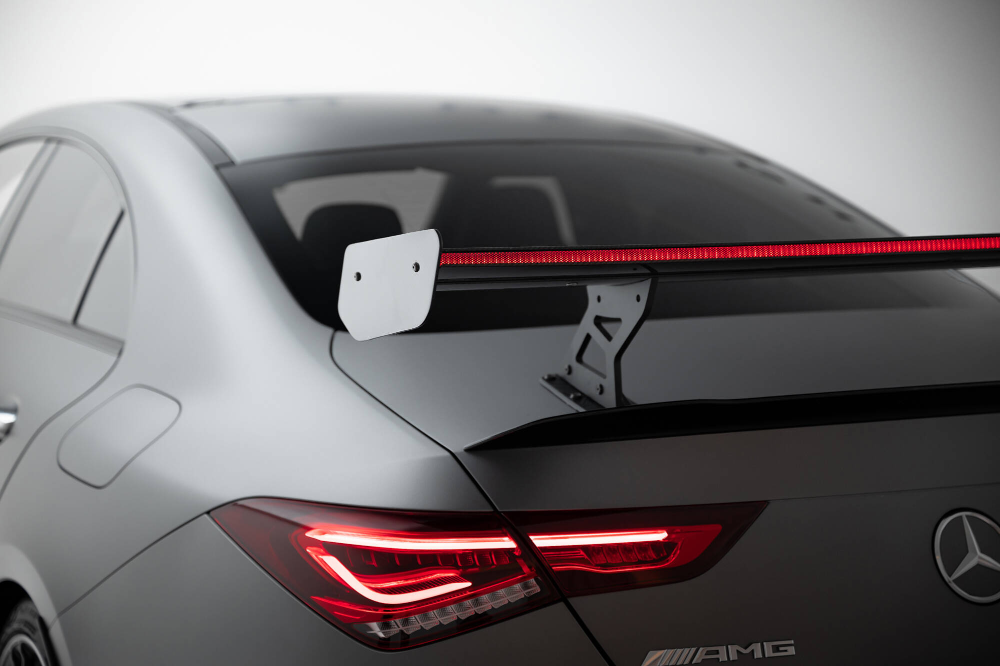 CARBON SPOILER WITH INTERNAL BRACKETS UPRIGHTS + LED SUITABLE FOR MERCEDES-BENZ CLA COUPE C118 / C118 FACELIFT – MAXTON DESIGN - 14