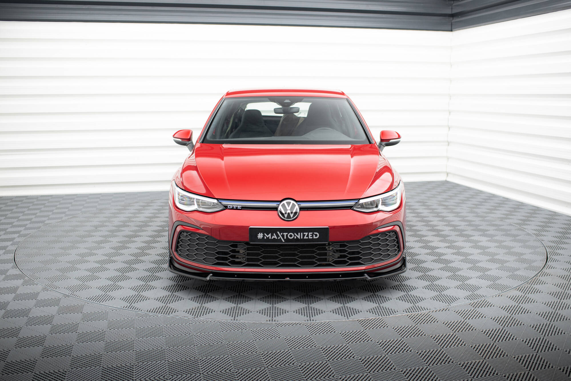 Front Splitter V.3 + Flaps Volkswagen Golf GTI / GTE / R-Line Mk8 - 2