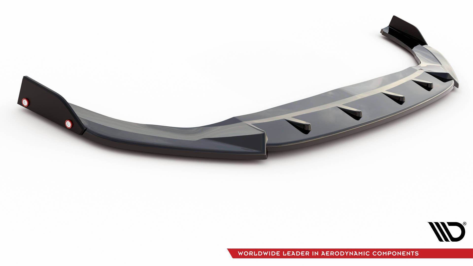 Front Splitter V.3 + Flaps Volkswagen Golf GTI / GTE / R-Line Mk8 - 5