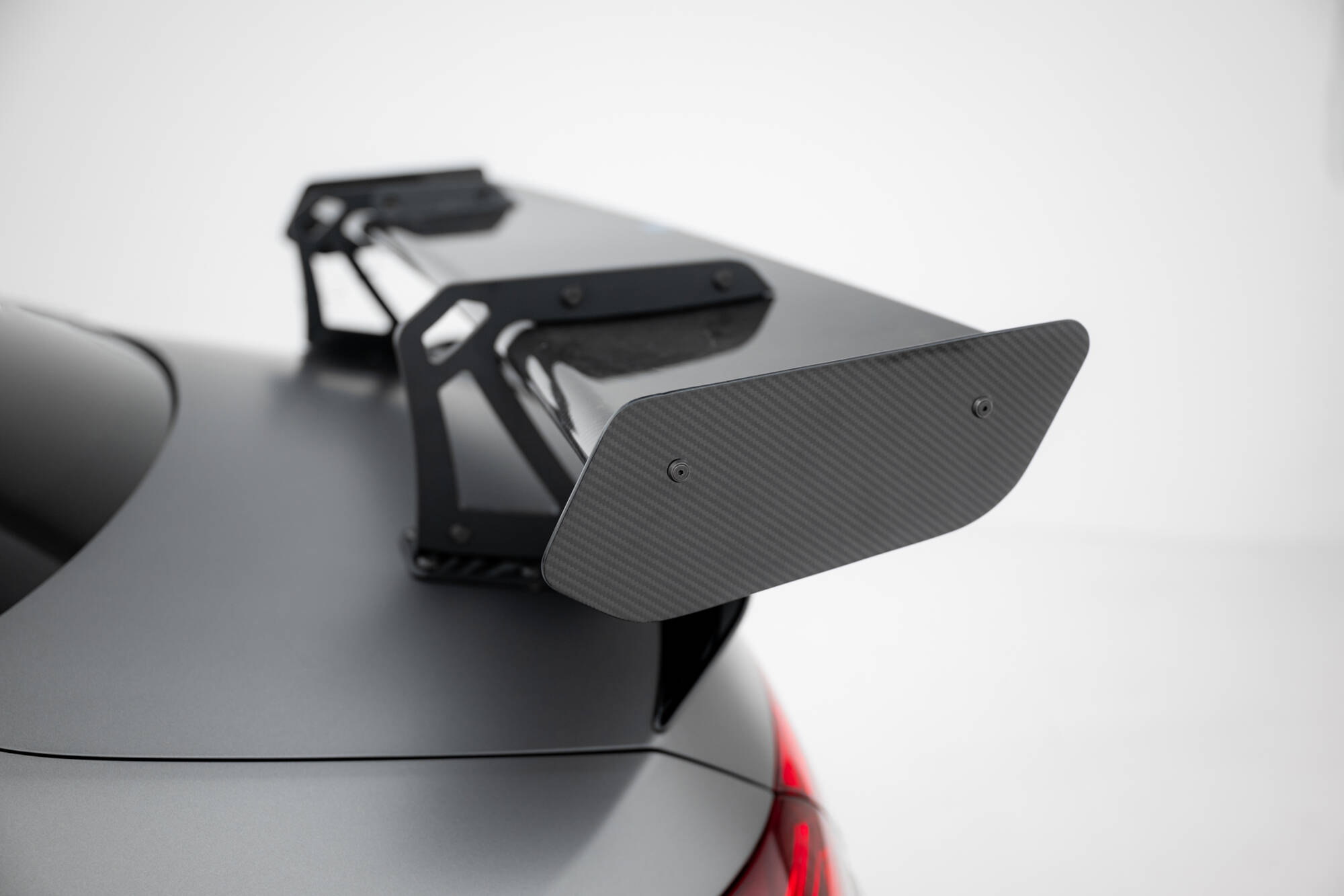 CARBON SPOILER WITH UPPER SWAN MOUNTING + LED SUITABLE FOR MERCEDES-BENZ CLA COUPE C118 / C118 FACELIFT – MAXTON DESIGN - 12