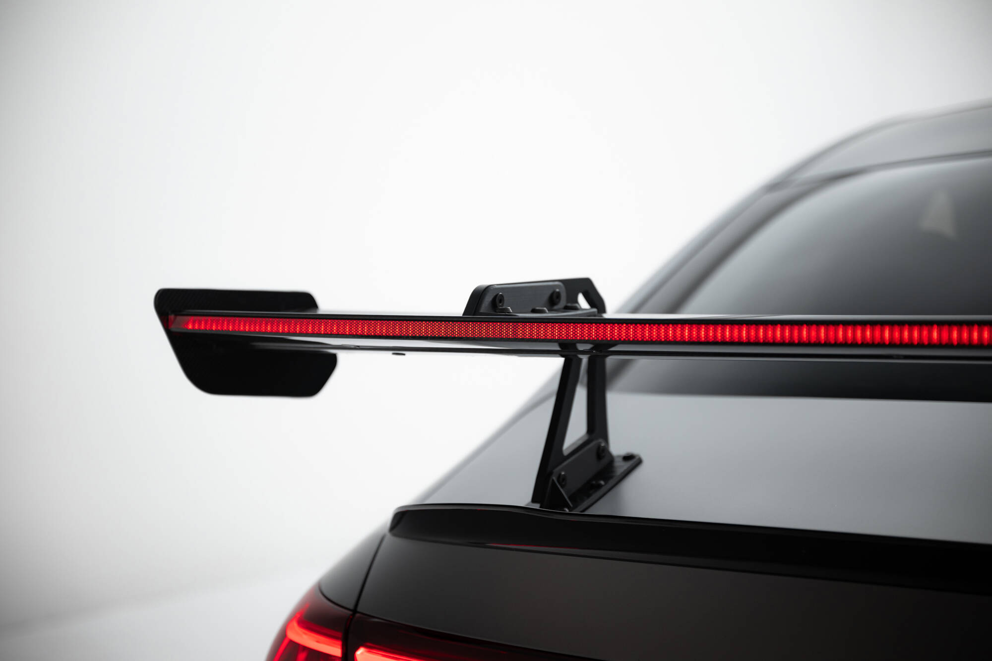 CARBON SPOILER WITH UPPER SWAN MOUNTING + LED SUITABLE FOR MERCEDES-BENZ CLA COUPE C118 / C118 FACELIFT – MAXTON DESIGN - 6