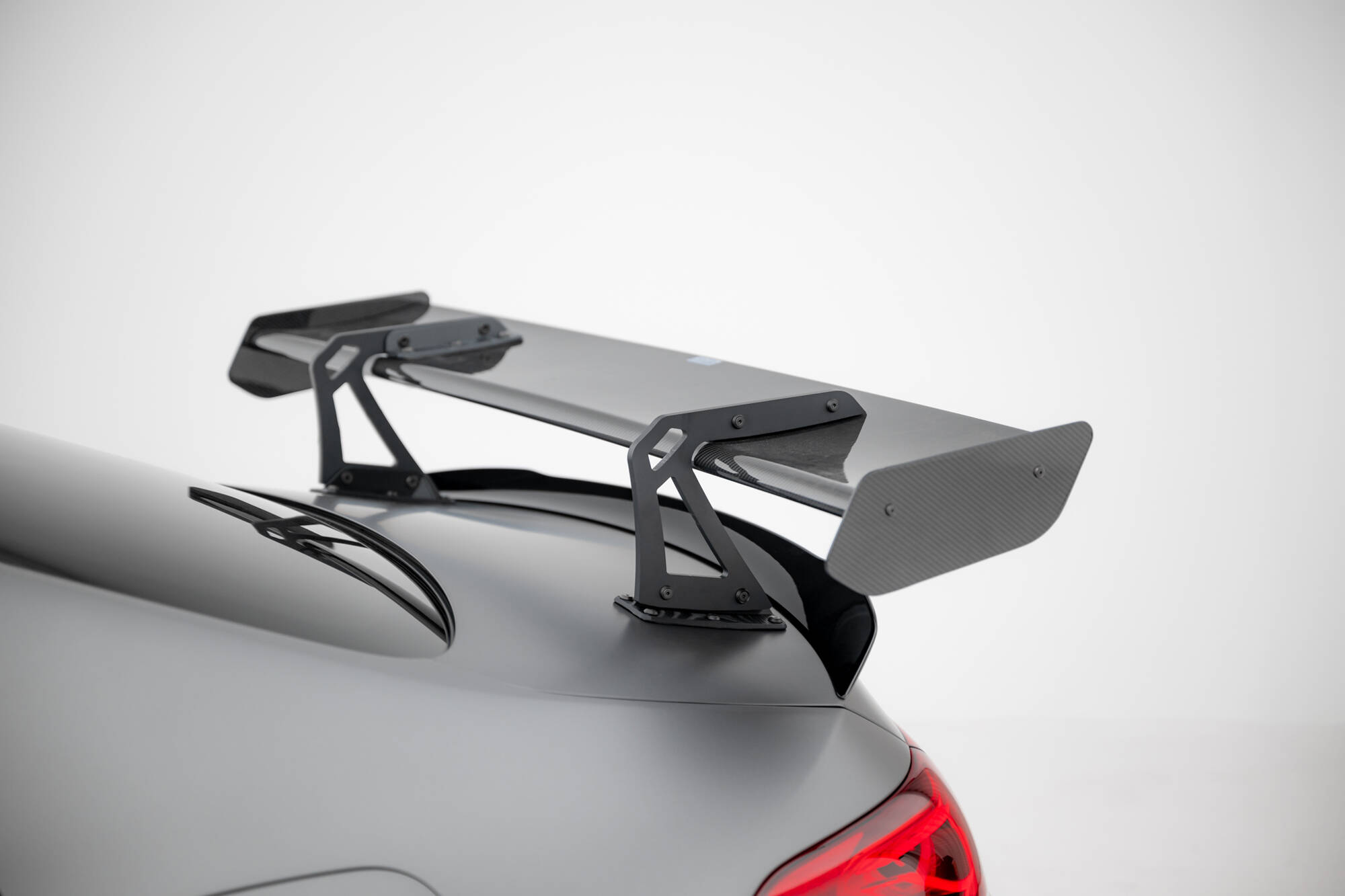 CARBON SPOILER WITH UPPER SWAN MOUNTING + LED SUITABLE FOR MERCEDES-BENZ CLA COUPE C118 / C118 FACELIFT – MAXTON DESIGN