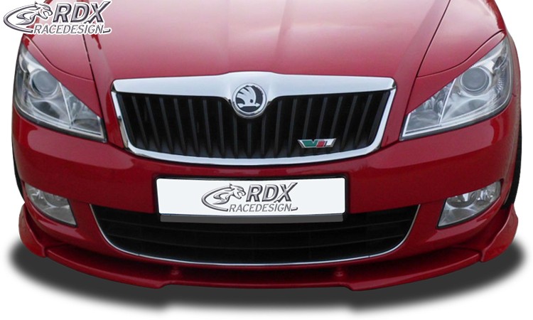 FRONT SPOILER VARIO-X SKODA OCTAVIA 2 FACELIFT TYP 1Z 2008+ (NOT RS) FRONT LIP SPLITTER - 4