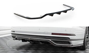 Central Rear Splitter (Vertical Bars) Audi A8 S-Line D5