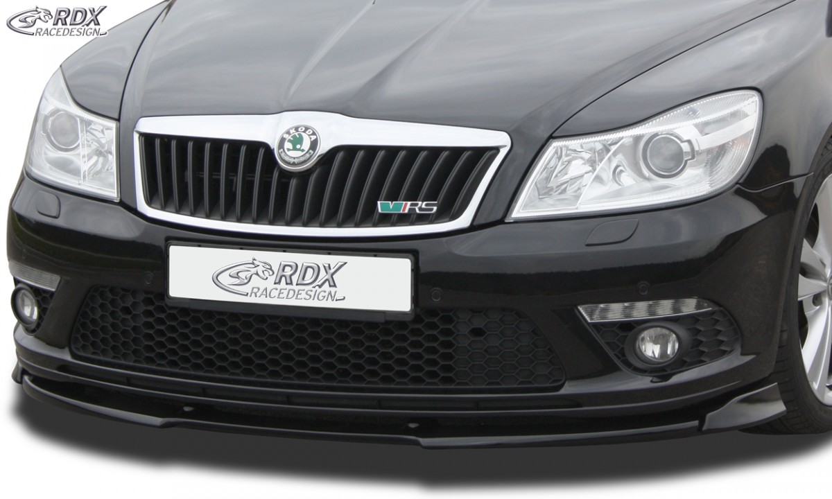FRONT SPOILER VARIO-X SKODA OCTAVIA 2 RS FACELIFT TYP 1Z 2008+ FRONT LIP SPLITTER