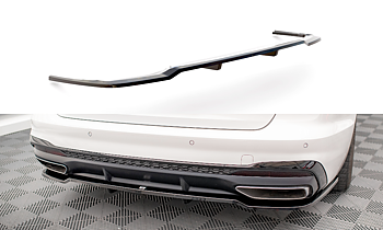 Central Rear Splitter (Vertical Bars) Audi A4 S-Line B9 Facelift