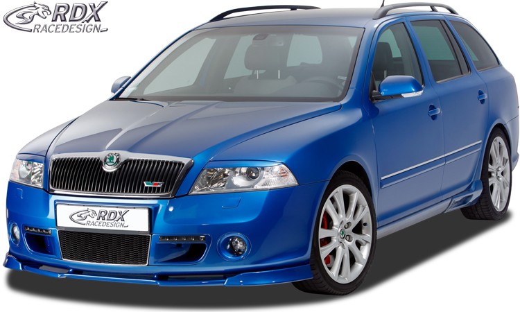 FRONT SPOILER VARIO-X SKODA OCTAVIA 2 RS TYP 1Z -2008 FRONT LIP SPLITTER - 3