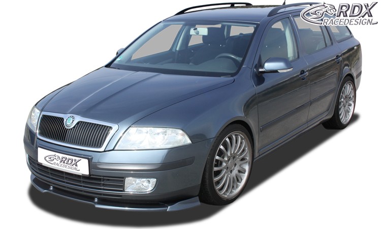 FRONT SPOILER VARIO-X SKODA OCTAVIA 2 TYP 1Z -2008 (NOT RS) FRONT LIP SPLITTER - 2