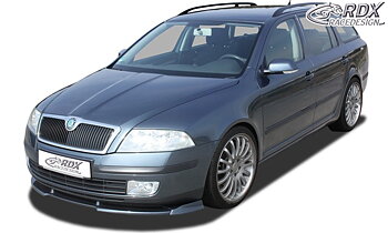 FRONT SPOILER VARIO-X SKODA OCTAVIA 2 TYP 1Z -2008 (NOT RS) FRONT LIP SPLITTER
