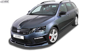 FRONT SPOILER VARIO-X SKODA OCTAVIA 3 (5E) RS FACELIFT 2017+ FRONT LIP SPLITTER