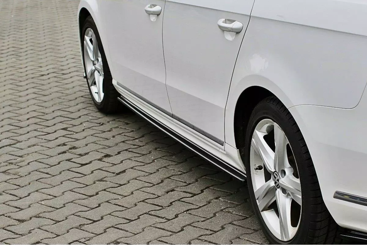 Side Skirts Diffusers Volkswagen Passat R-Line B7 - 2