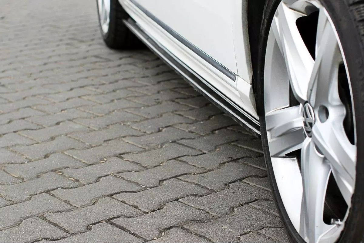 Side Skirts Diffusers Volkswagen Passat R-Line B7 - 4