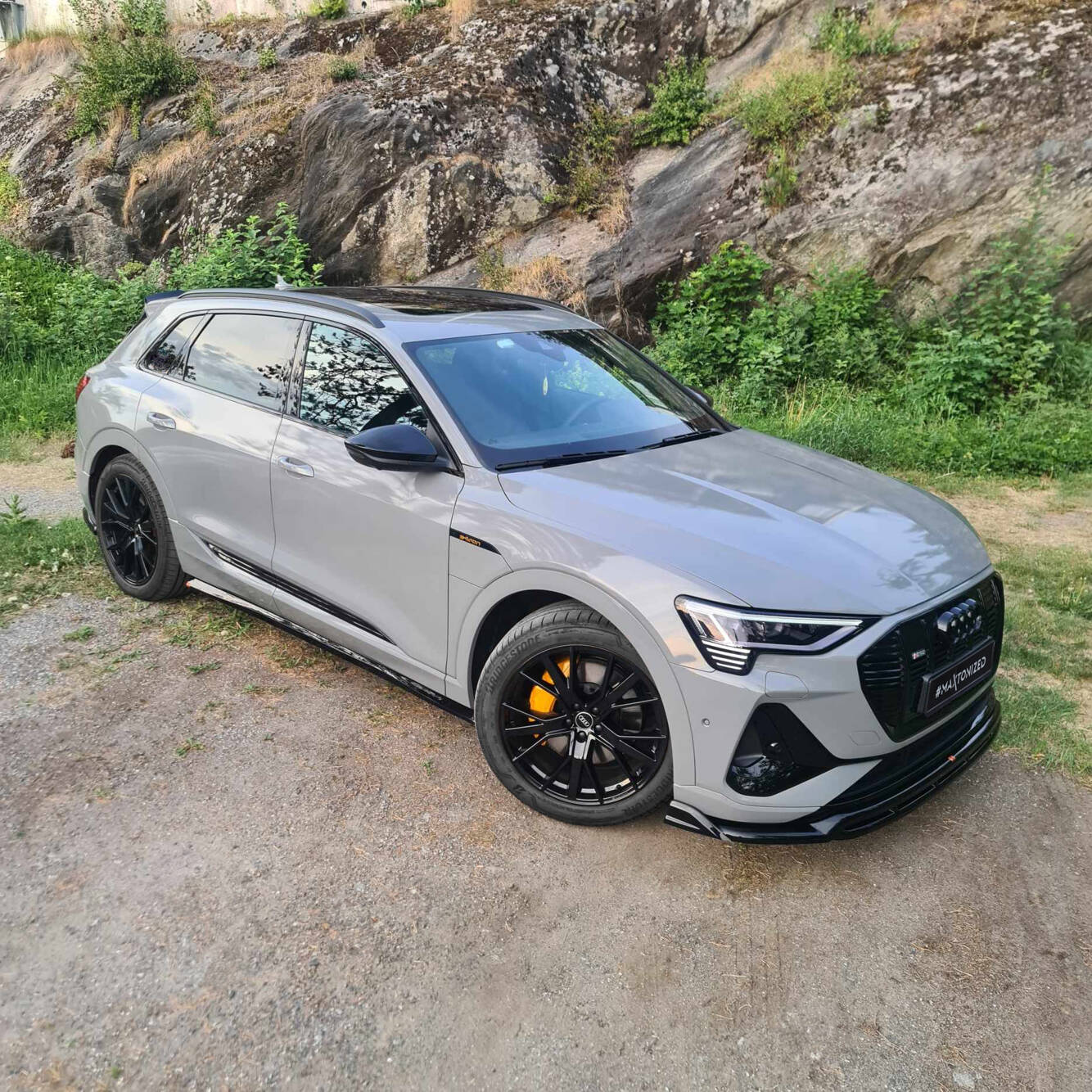 Side Skirts Diffusers Audi e-Tron S-Line - 5