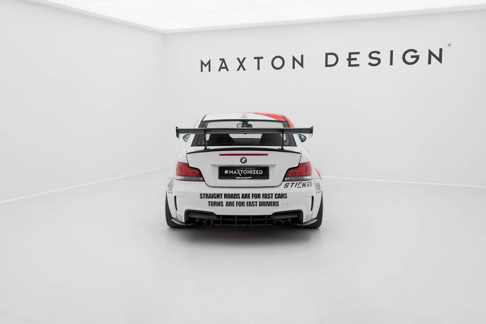 CARBON SPOILER WITH INTERNAL BRACKETS UPRIGHTS V.1 SUITABLE FOR BMW 1 M E82 – MAXTON DESIGN - 11
