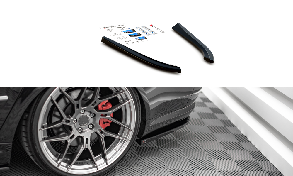 Rear Side Splitters Audi S8 D3 (2006-2010)