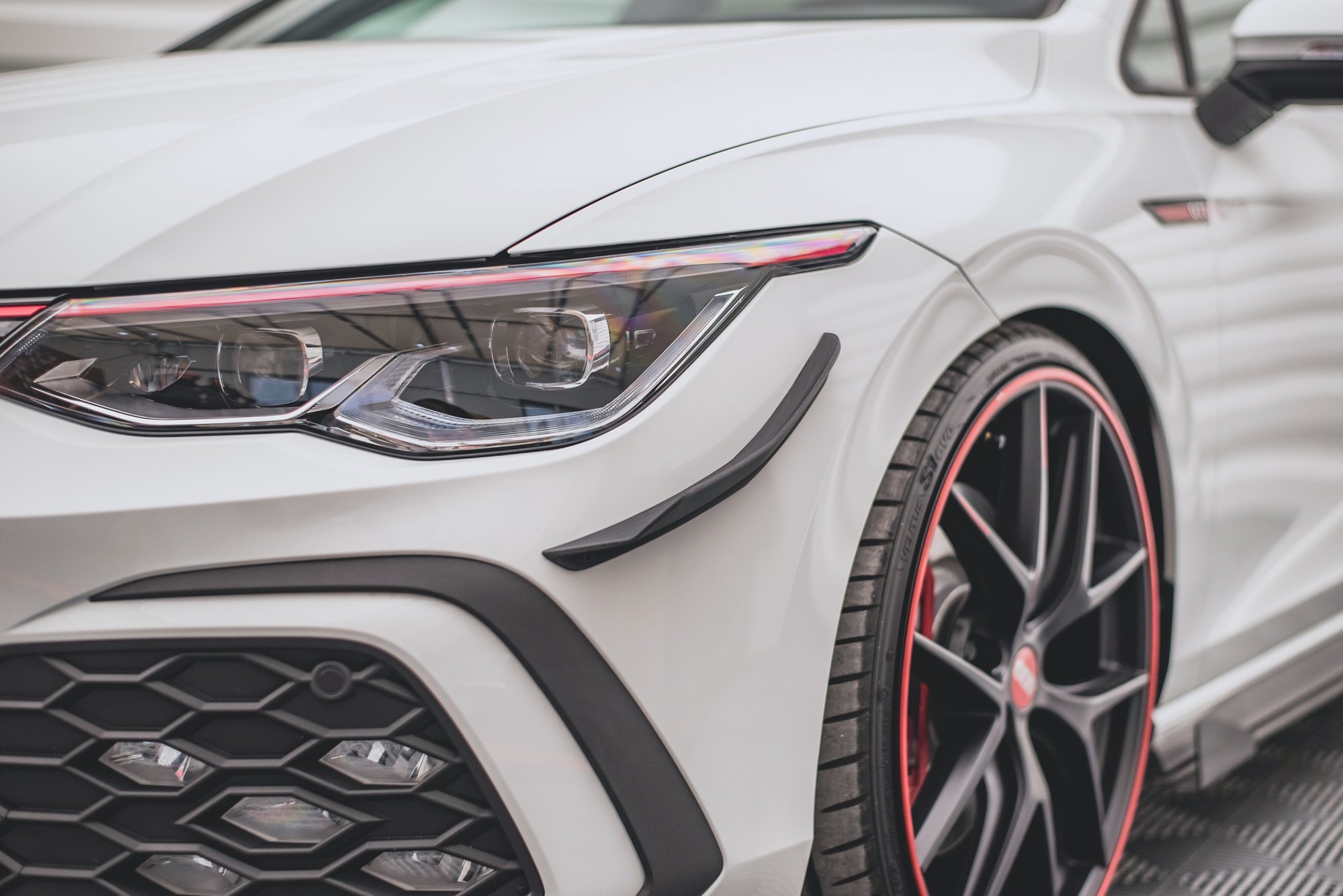 Front Bumper Wings (Canards) VW Golf 8 GTI / R-line (2020-) - 4